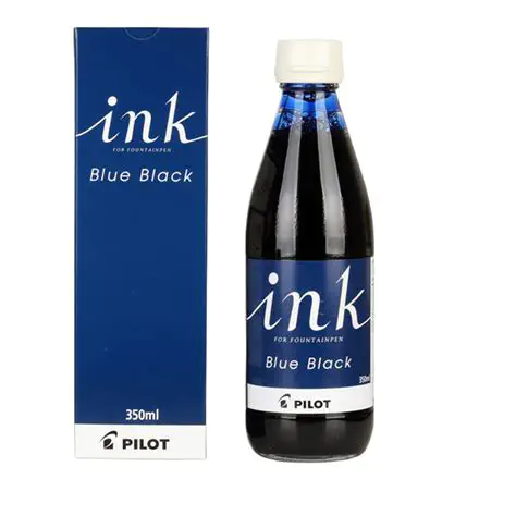 Bonus ink: Pilot Blue Black in the 350ml bottle